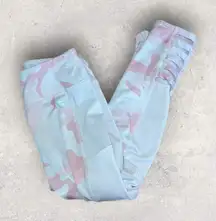 Hollister Cali Sport Women's Size XS Pink Camo Mid Rise Capri Athletic Leggings