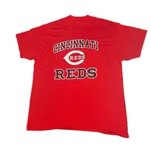 Cincinnati Reds MLB T-Shirt Size Large – Vintage Style Red Baseball Tee Fan Gear 