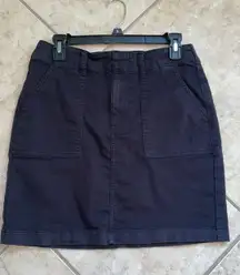 Black Denim Skirt Size 4