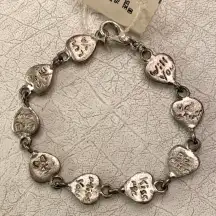 NWT Valentine Heart charm bracelet