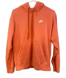 Nike PINK hoodie small Cotton blend