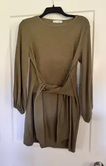 Olive Green Dress