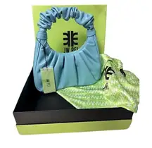 JW PEI GABBI RUCHED HOBO HANDBAG -ICE NWT