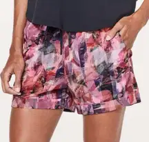 Spring Break Away Short 3” Color: Sun Dazed Multi Pink Size 6 EUC