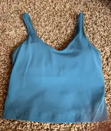 Align Tank Blue