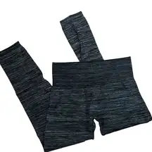 Thermal black gray striped design casual pants comfortable pants high waist