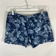 Calvin Klein  Blue Patterned Shorts Size 4