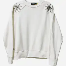 Ralph Lauren‎ Polo Embellished Silver Studded Western Boho Sweatshirt Medium