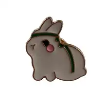 Bunny‎ Rabbit Enamel Pin Cute Kawaii Animal Brooch Lapel Pin Backpack Accessory