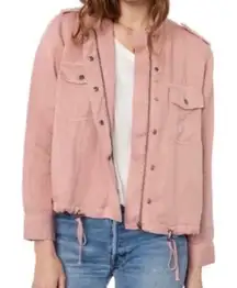 Rails pink denim jacket size XL