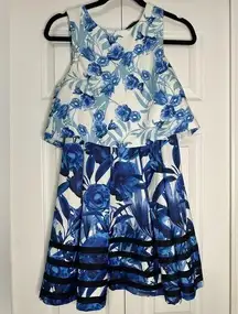 Romeo‎ & Juliet Couture Blue Floral Dress
