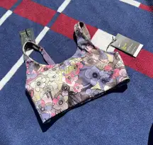 Nike dri-fit floral Compression Style Wireless Sports Bra sports bra NWT