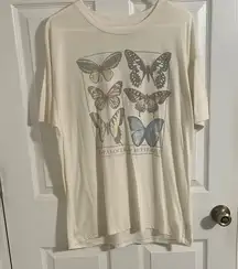 American Eagle Butterly Graphic Tee