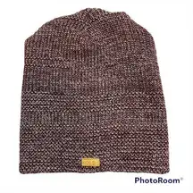 She Shreds Heathered Maroon Beanie.