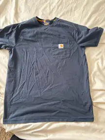 Men’s Navy Carharrt Shirt Medium