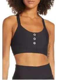 Soul by SoulCycle Black Grommet Racerback Sports Bra Size M