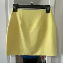 34 Song Of Style Gala Mini Skirt in Citrus Yellow