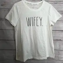 Rae Dunn Womens Short Sleeve "Wifey" Graphic Tee