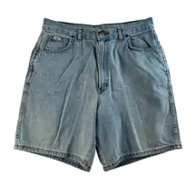 VINTAGE 2000's Y2K Chic Size 18 Denim Baggy Shorts Long 8” Bermuda Women's Light