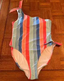 Southern Tide one shoulder, one piece swimsuit