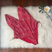Red One Piece Swimsuit NWT