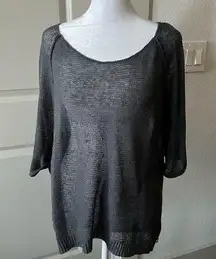 American Vintage Gray Crew Neck Sweater Relaxed Fit