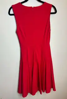 Eliza J  Red Dress Women Size 2 Sleeveless V Neck Date Night Party Holiday