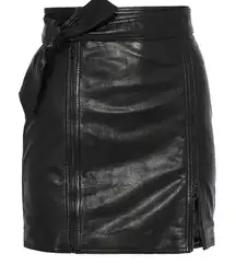 J Brand real leather skirt