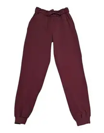 Lululemon Keep Moving Joggers Stretch Luxtreme High Rise Pants Red Merlot