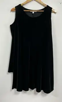 Womans The Vanity Room Pullover Knee Length Party Shift Dress XLP Black
