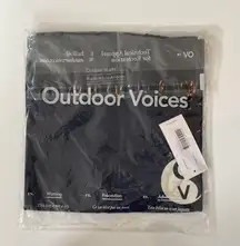 Outdoor Voices Move Your Body Short Sleeve Tee Navy Size Small