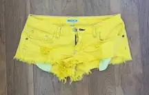 Yellow Shorts Size 29