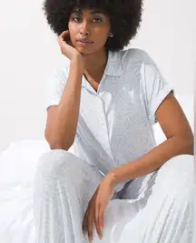 SOMA COOL NIGHTS Slub Dolman Pajama Top and Wide-Leg Pajama Pants