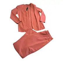 Fashion Nova Suit Set 2 Piece Women's 2X Mauve Blazer Pant Business Formal NWT