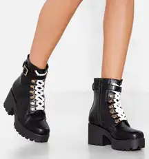 Nasty Gal Give ‘Em The Boot Chunky Boots