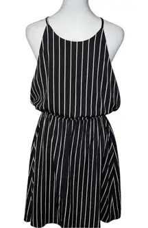 Soprano Striped Black Dress . New
