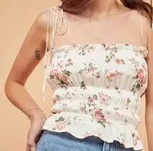 Reformation  Floral Tie Cami