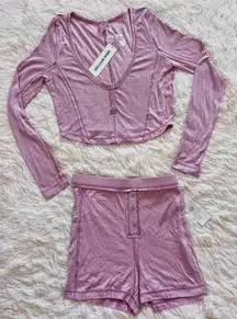 Sweet Dreams Seamless Top and Shorts Set