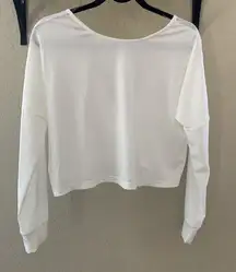 Athleisure open back top
