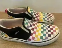 Vans slip on womens size 5 (Asher party check multi)