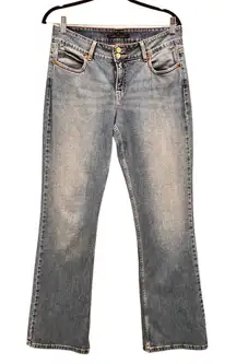 Levi's 525 Womens Bootcut Jeans Size 10 Slender Boot Boho Bohemian‎ Festival