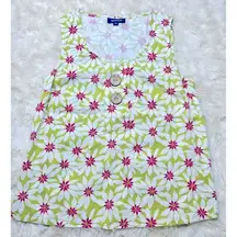 ModCloth Love‎ of Buttons Sleeveless Floral Top