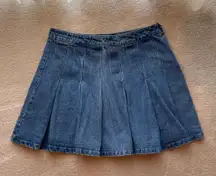 Pleated Mini Skirt