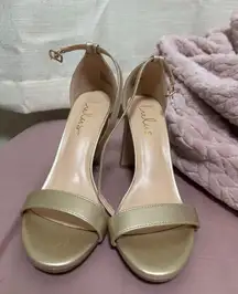 Lulus Women’s Gold Taylor Heels 