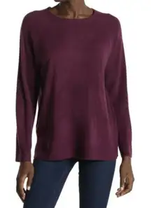 Sweet Romeo Modern Girl Ribbed Raglan Sleeve Pullover Sweater, Size S​​​​​​​​​​​