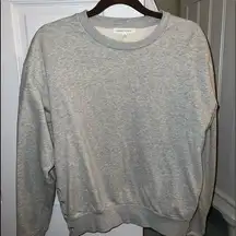 honey punch gray crew neck