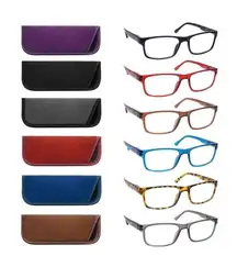 Reading Glasses for‎ Women/Men  6 Pack 0.075