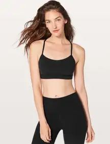 Lululemon  Flow Y Bra *Nulu Black (NO PADDING)