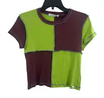 Daydreamer Patch Tee Cropped XS‎ New