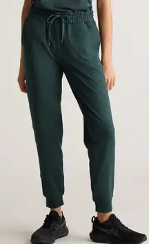 Quince flowknit mid rise Teal Jogger Pants size xl